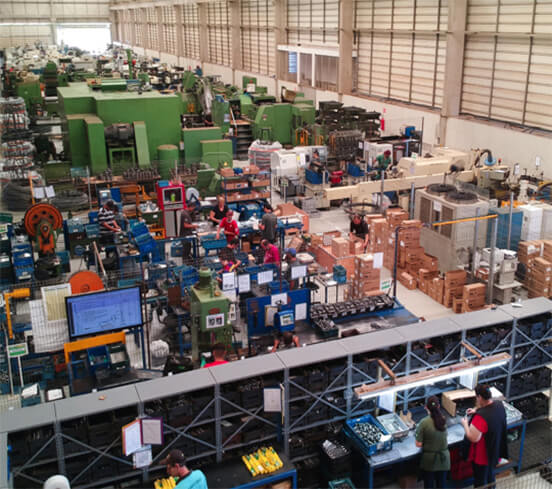 Foto da fabrica da PDX